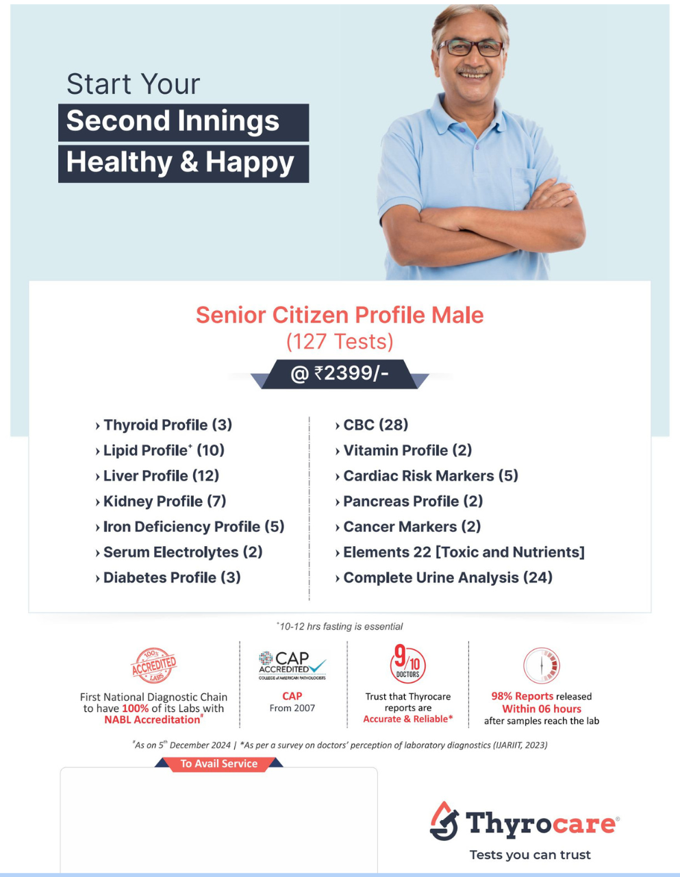 SENIOR CITIZEN PROFILE MALE